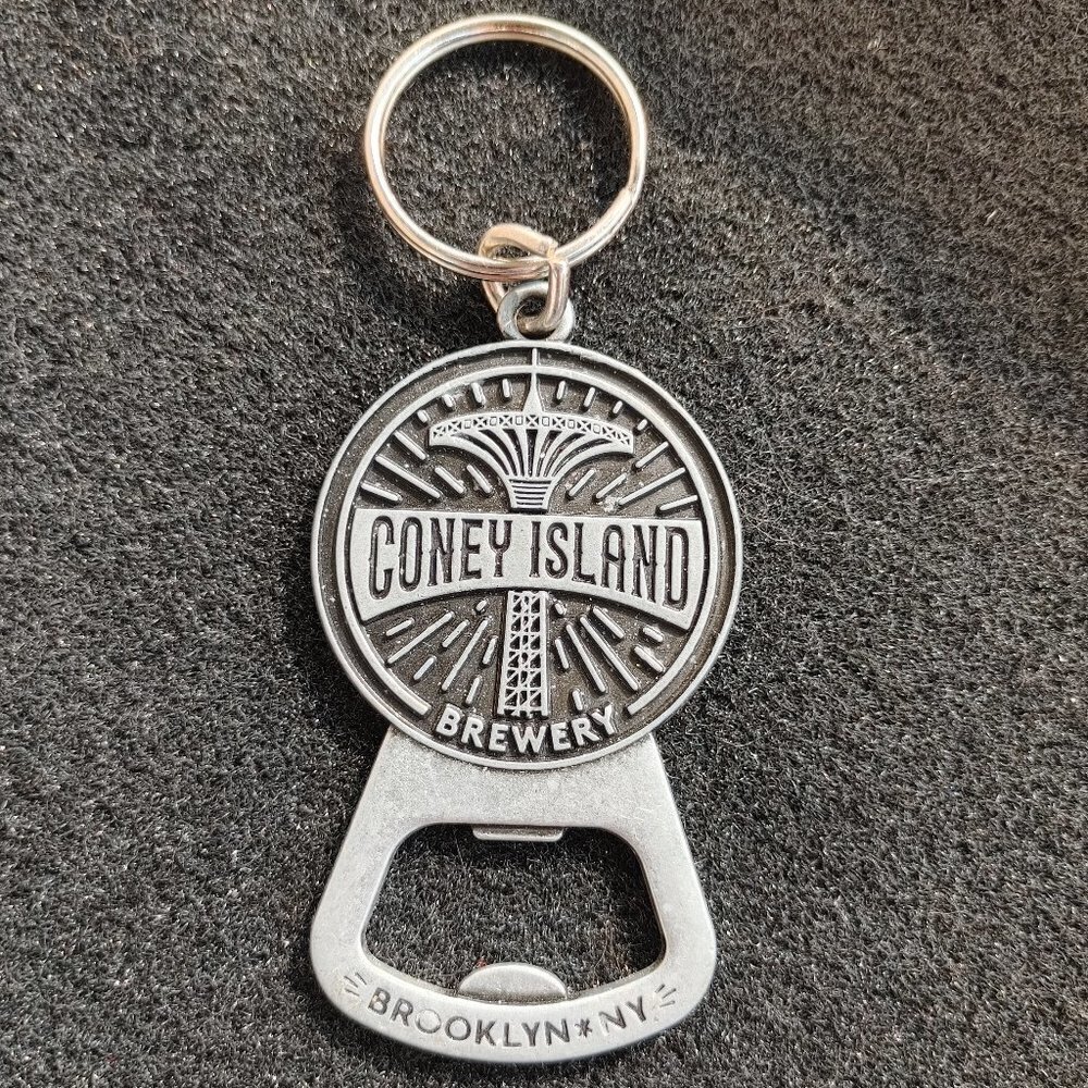 CONEY ISLAND Brewery Brooklyn New York Key Chain Metal